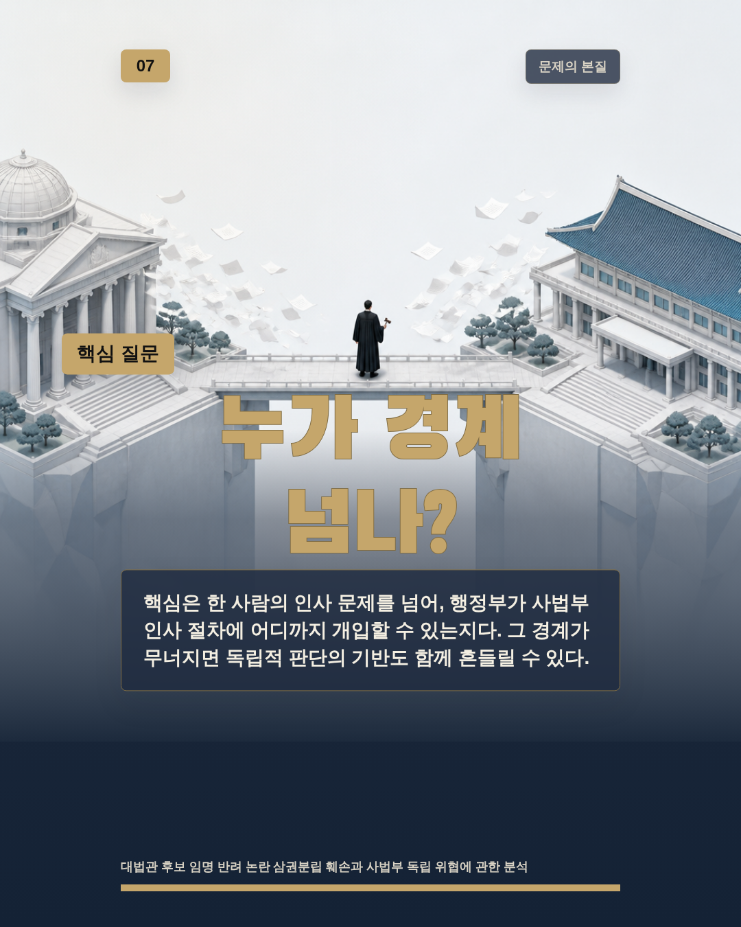 누가 경계 넘나?