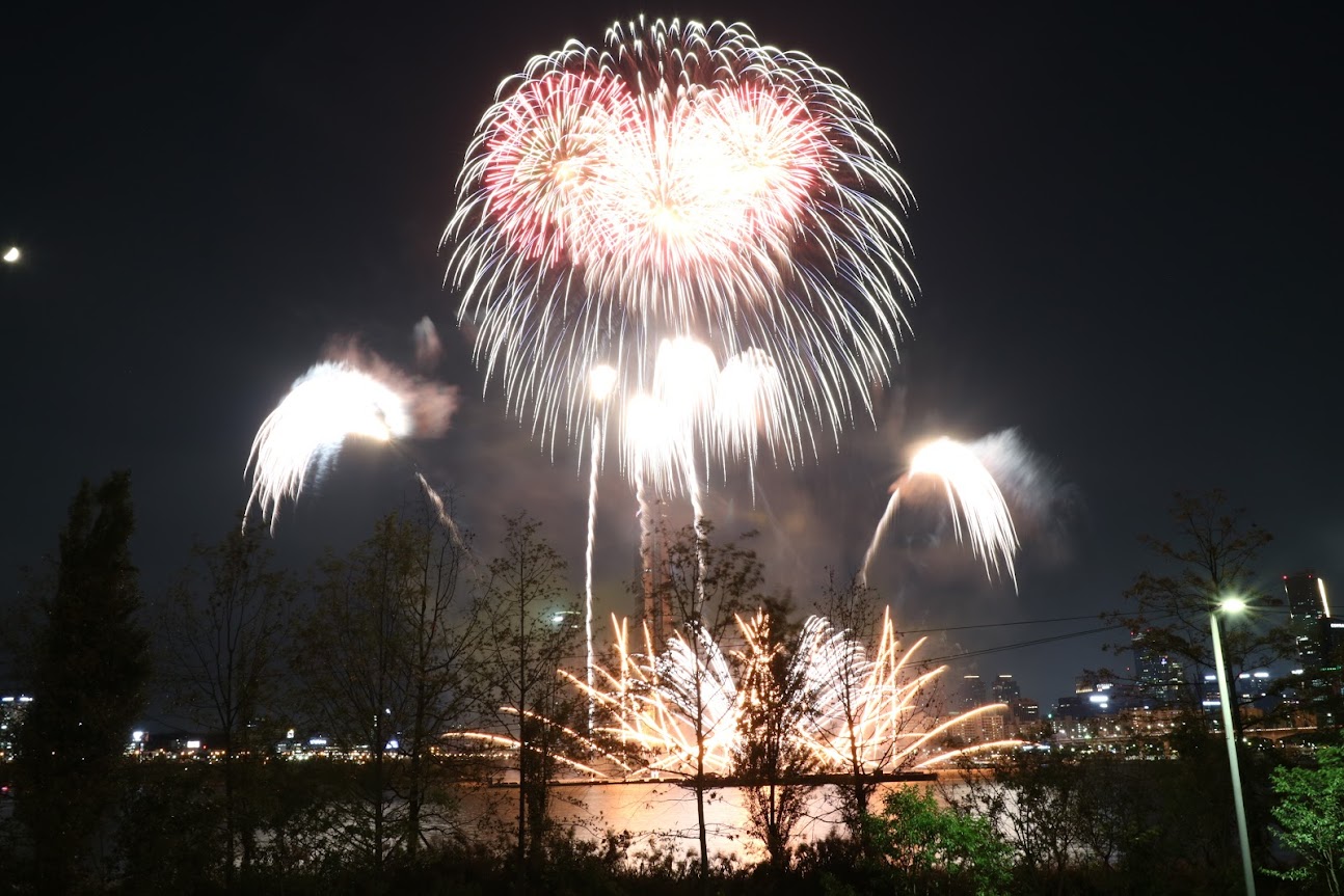 불꽃놀이 촬영법과 서울세계불꽃축제 경험담