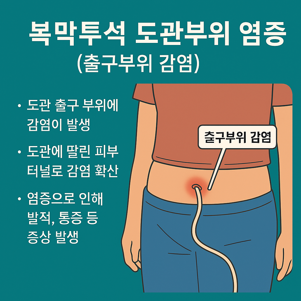 복막투석 도관부위 염증(출구부위 감염, 터널감염) 개요