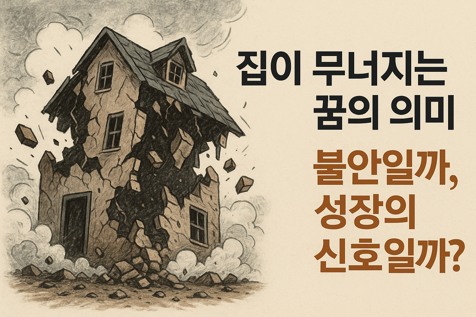 집이 무너지는 꿈