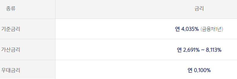 카카오뱅크 비상금대출