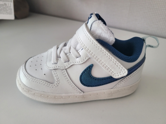 나이키 코트버로우 유아용 왼쪽 신발