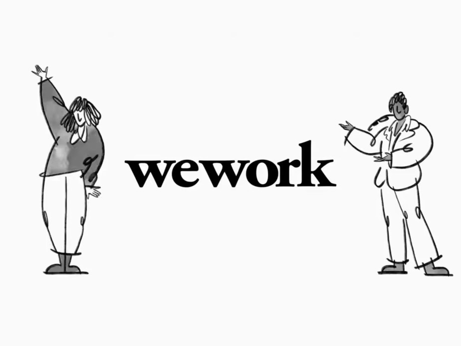 Franklyn과 함께 리뉴얼한 wework 브랜딩 일러스트레이션