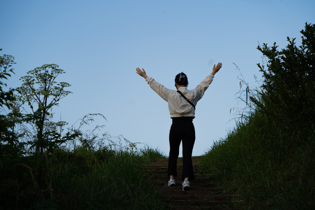 군산 오름 정상