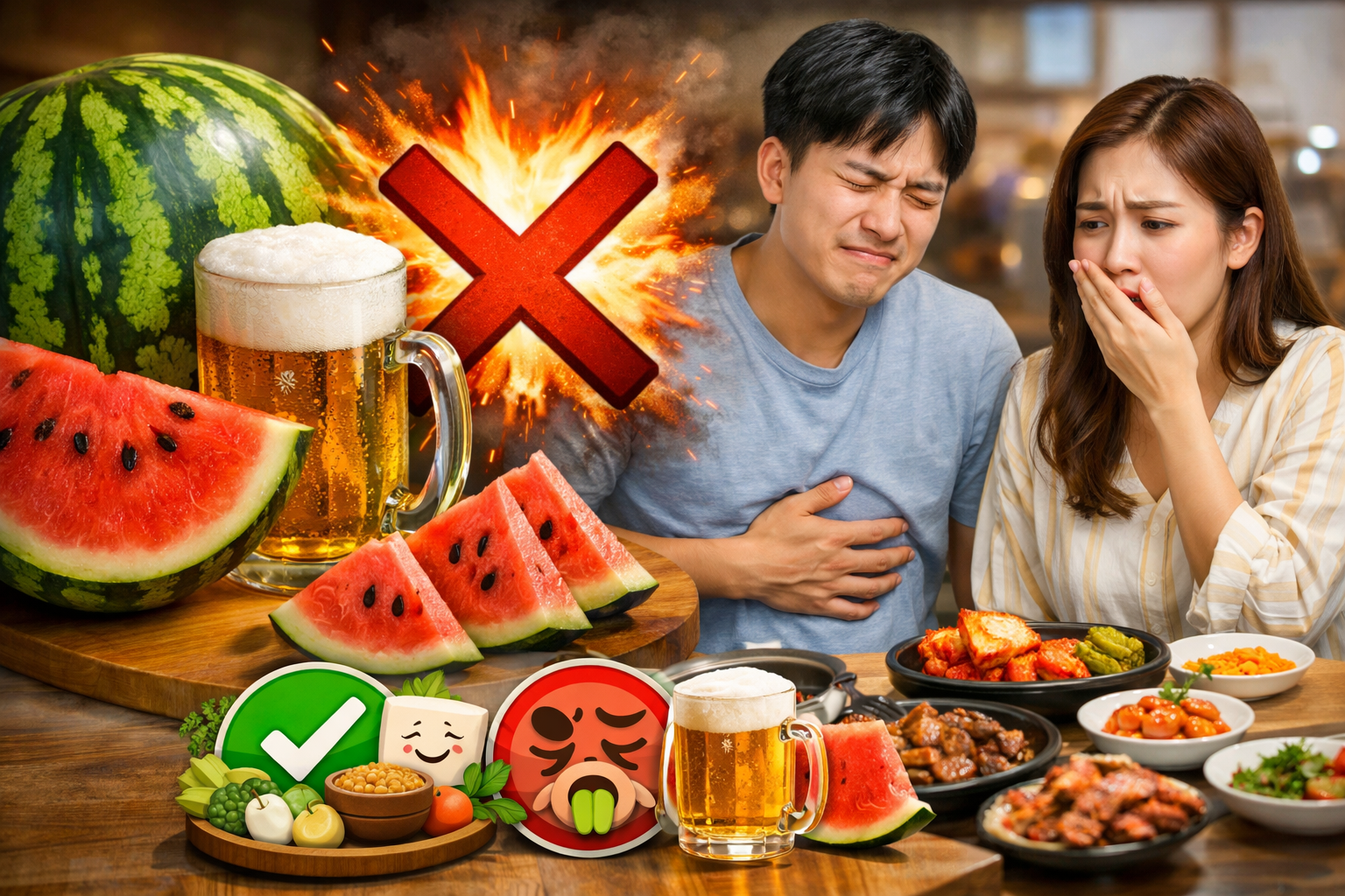 수박과 맥주 궁합