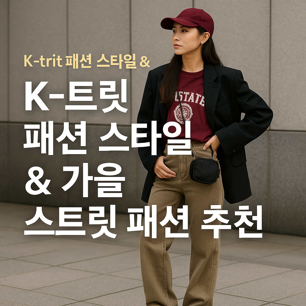 K-트릿 패션 스타일 &amp; 가을 스트릿 패션 추천