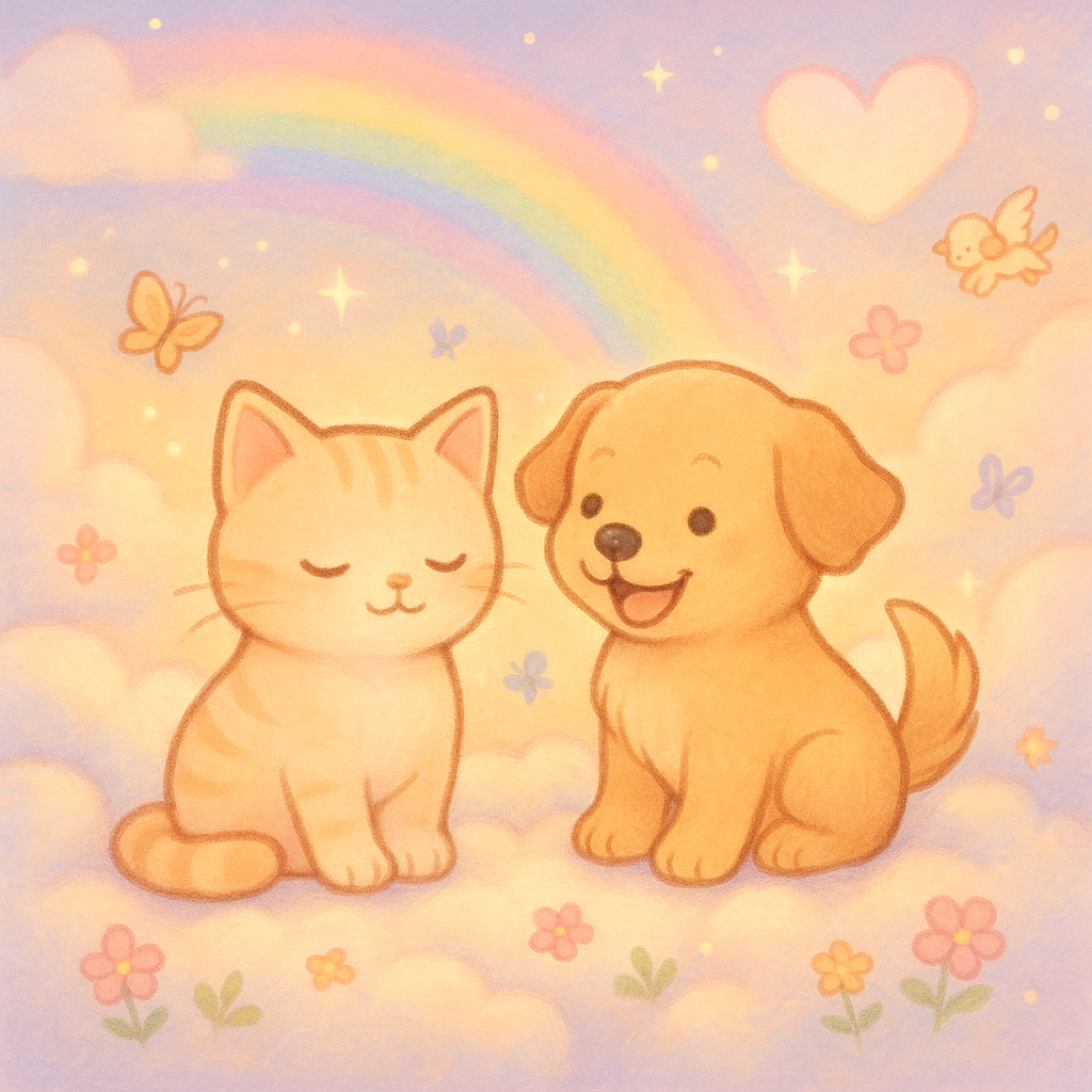 짧은 생, 더 깊은 사랑을 표현하는 이미지