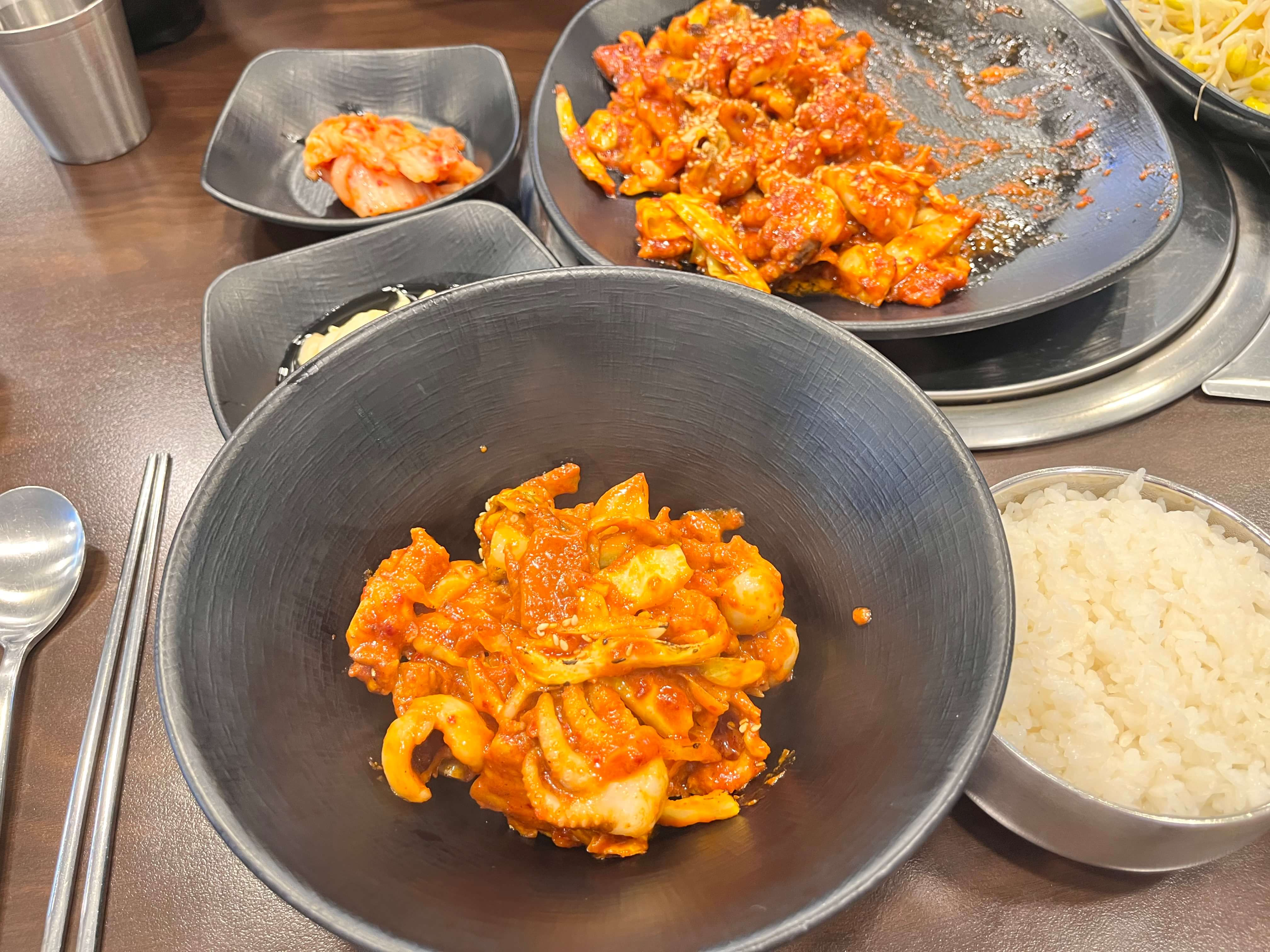 남구로역 맛집 누나밥쭈 쭈삼볶음