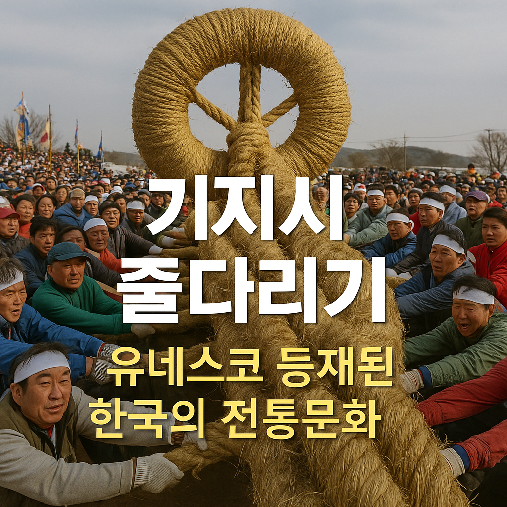 기지시 줄다리기 - 유네스코가 주목한 한국 전통 문화