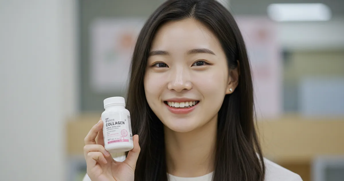콜라겐 여자 이미지