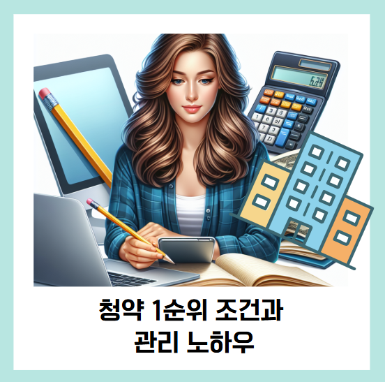 청약 1순위 조건과 관리 노하우