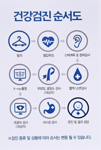 검진 순서