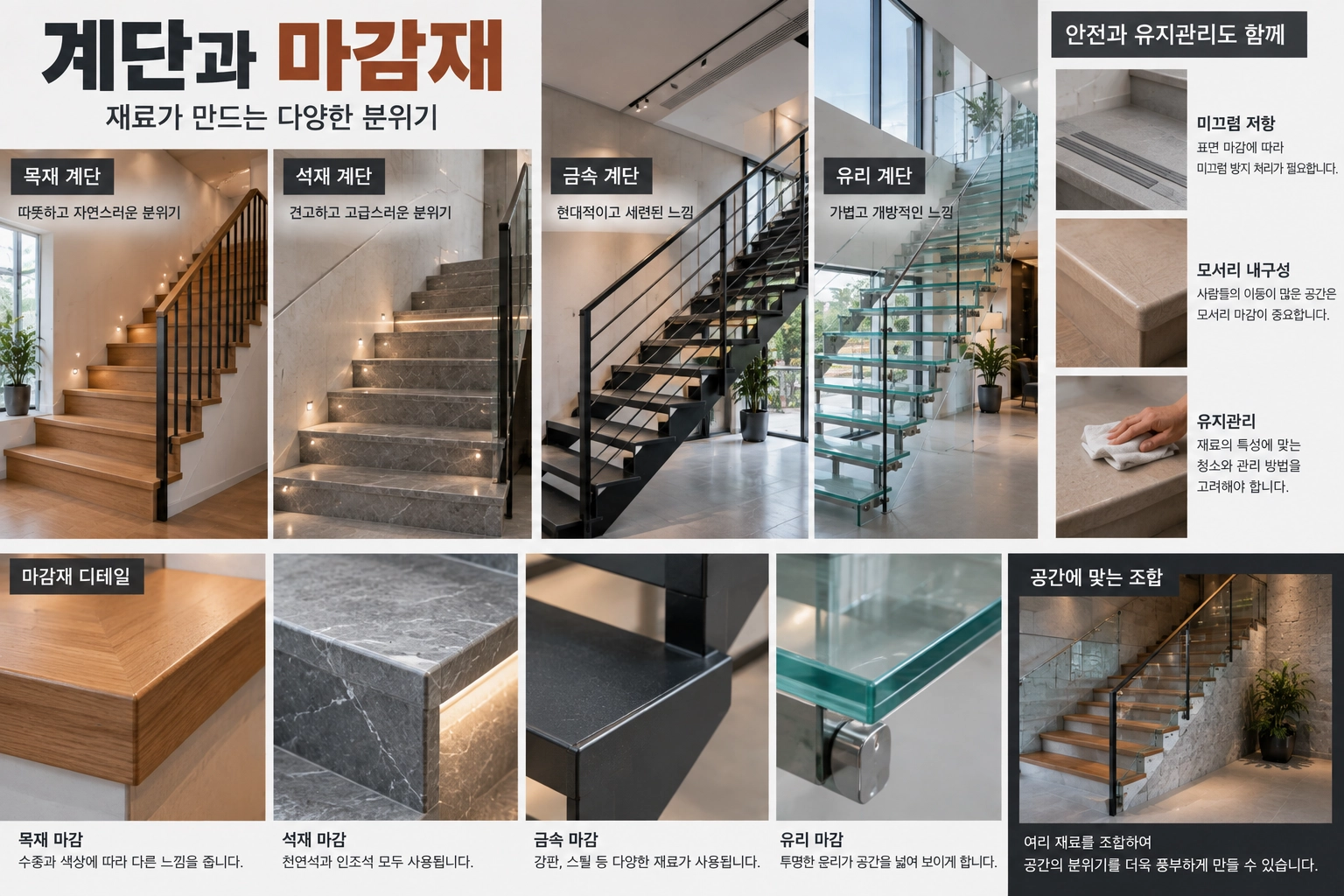 계단과 마감재