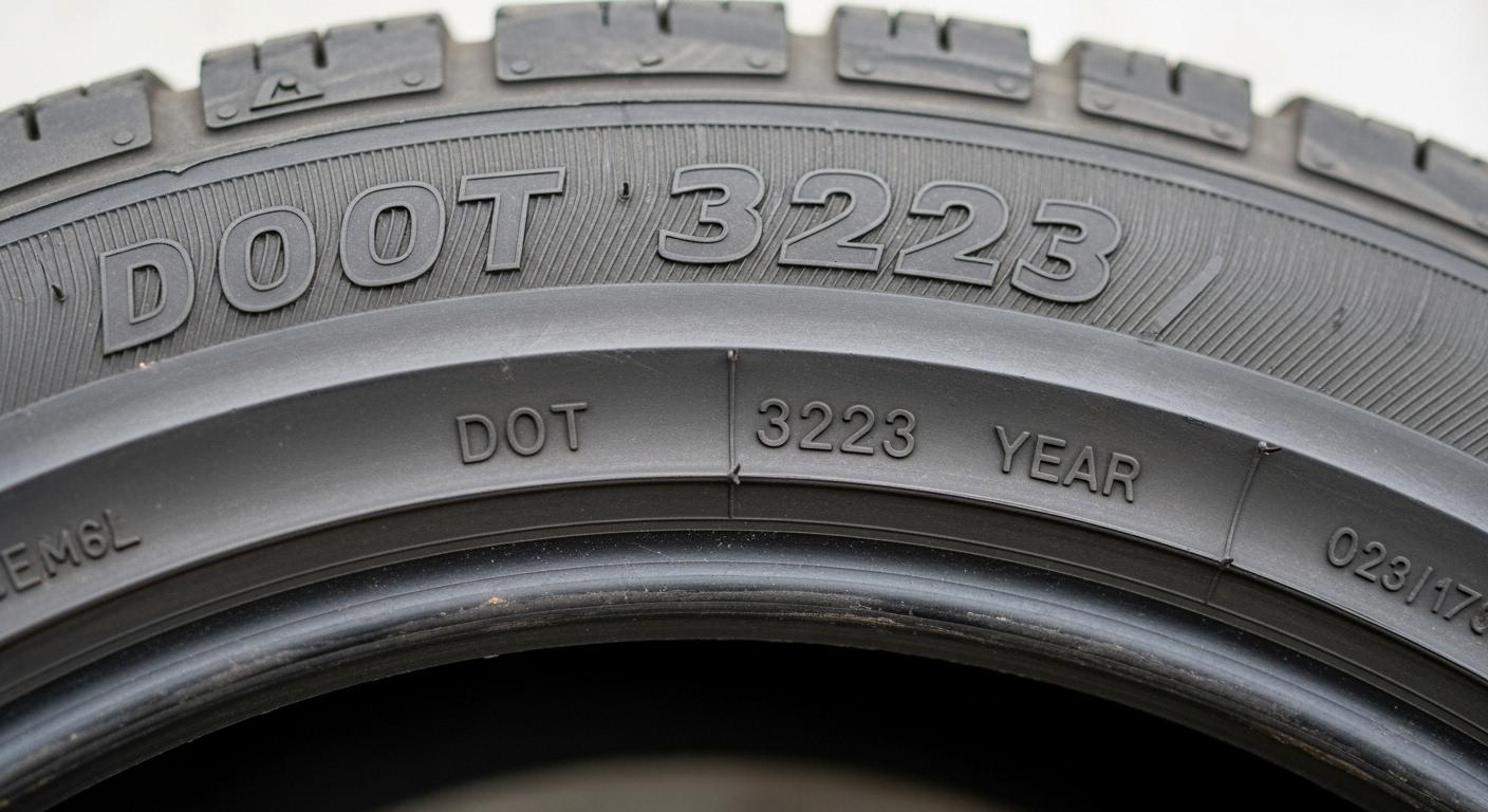 자동차 타이어 날짜 보는법