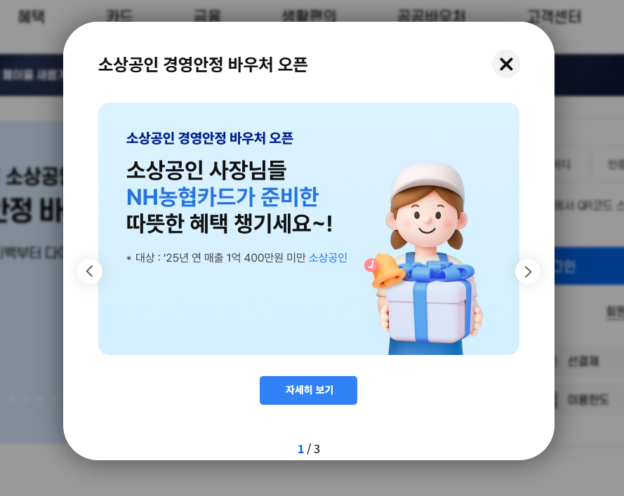 NH농협카드 홈페이지 바로가기 (card.nonghyup.com)