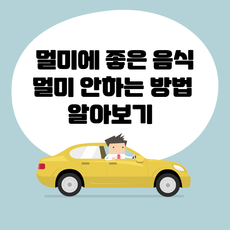 멀미에-좋은-음식,-멀미-안하는-방법-알아보기