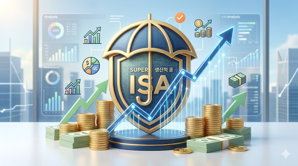 2026년 슈퍼 ISA 출시 일정 및 비과세 혜택 분석 인포그래픽 배경 이미지