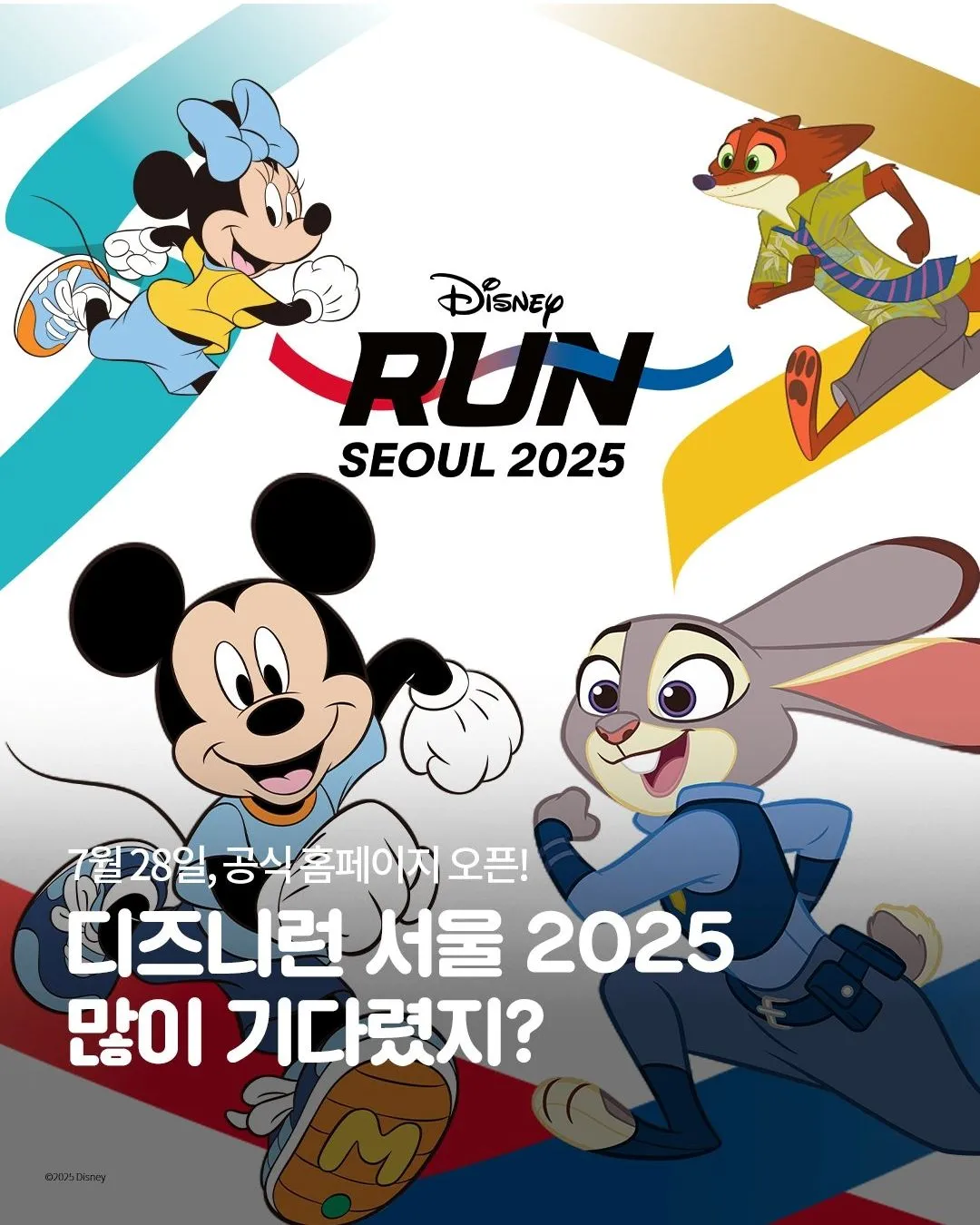 디즈니런-2025-공지-인스타-사진캡처