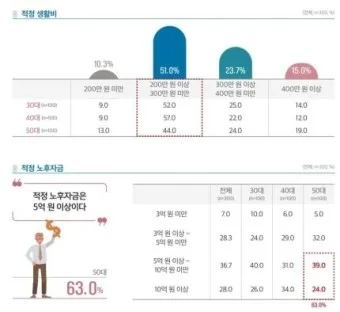 노후생활비 부부적정 풍족한 1인 적정_17