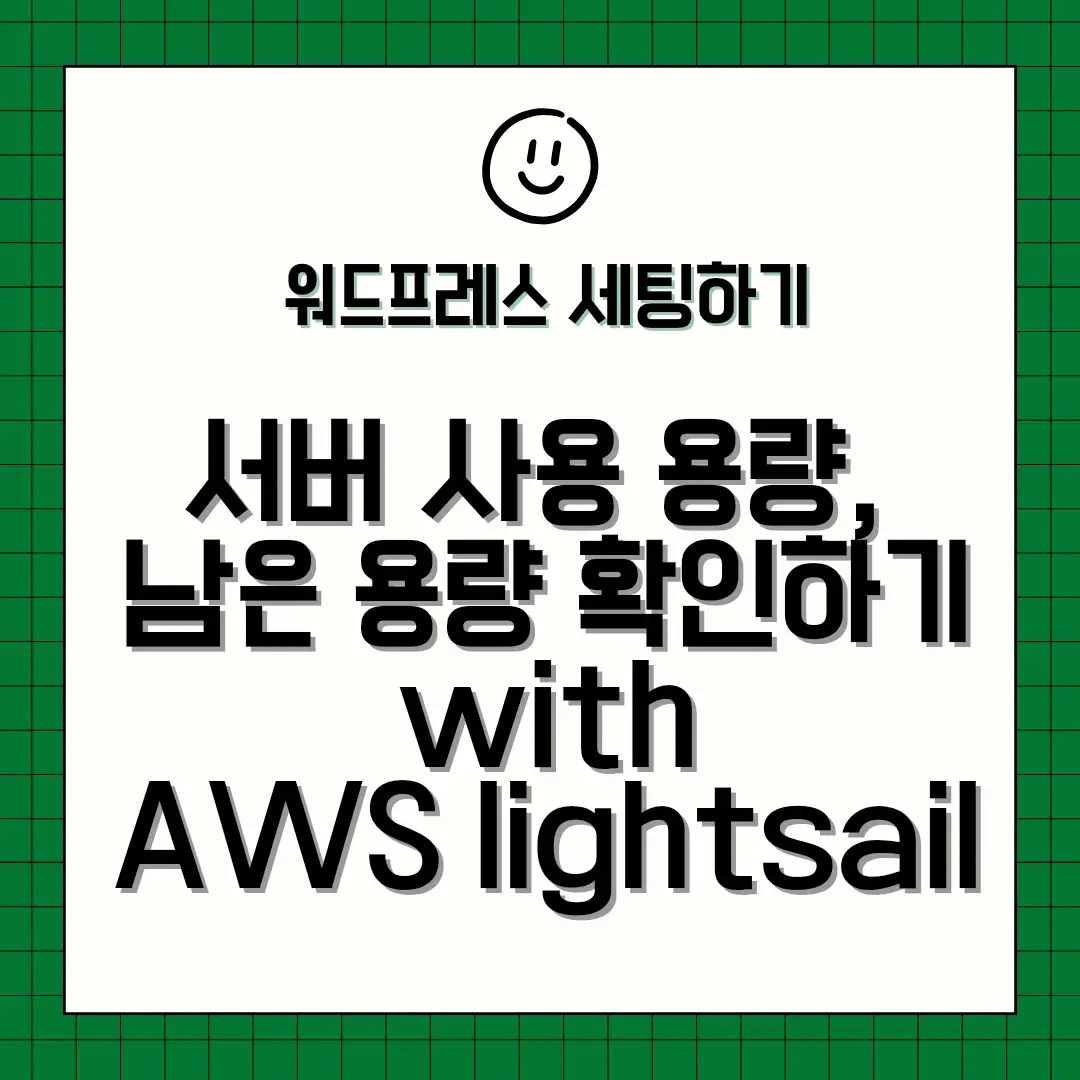 서버 용량 확인