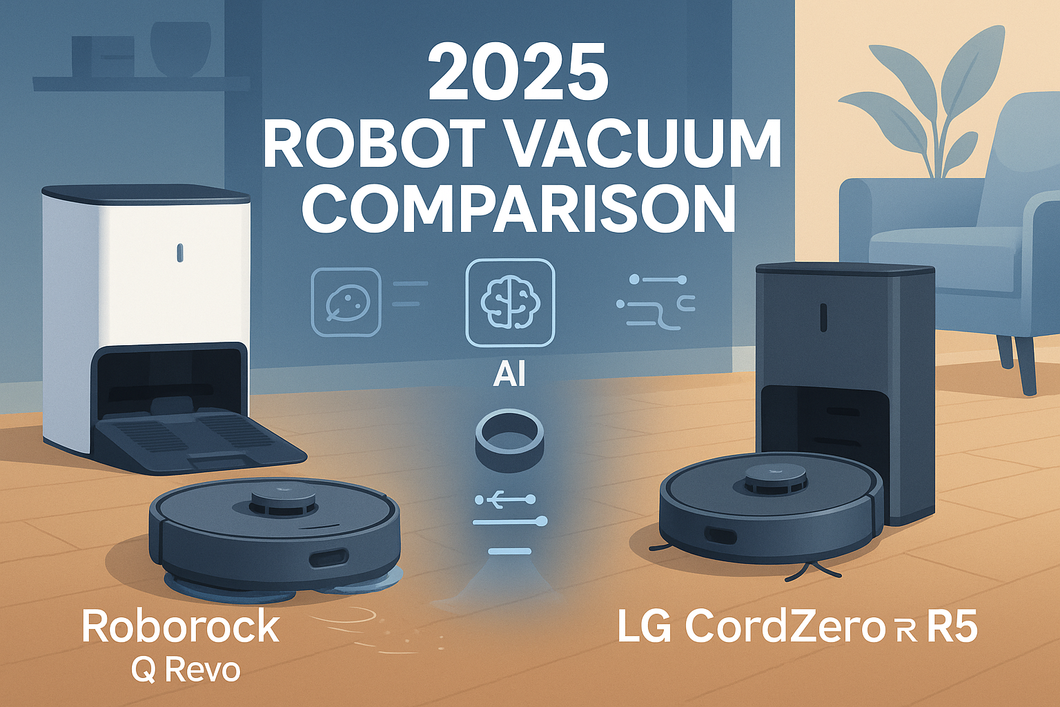 로보락 Q Revo L vs LG 코드제로 R5 2025 로봇청소기 대전 썸네일