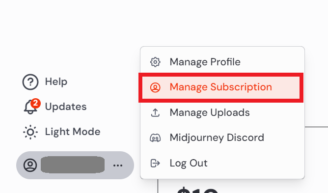 미드저니(Midjourney) 구독 해지하는 방법