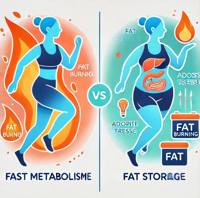지방을 잘 태우는 체질과 잘 저장하는 체질