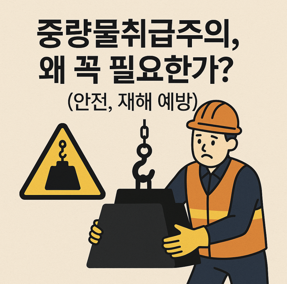 중량물취급주의, 왜 꼭 필요한가? (안전, 재해 예방)
