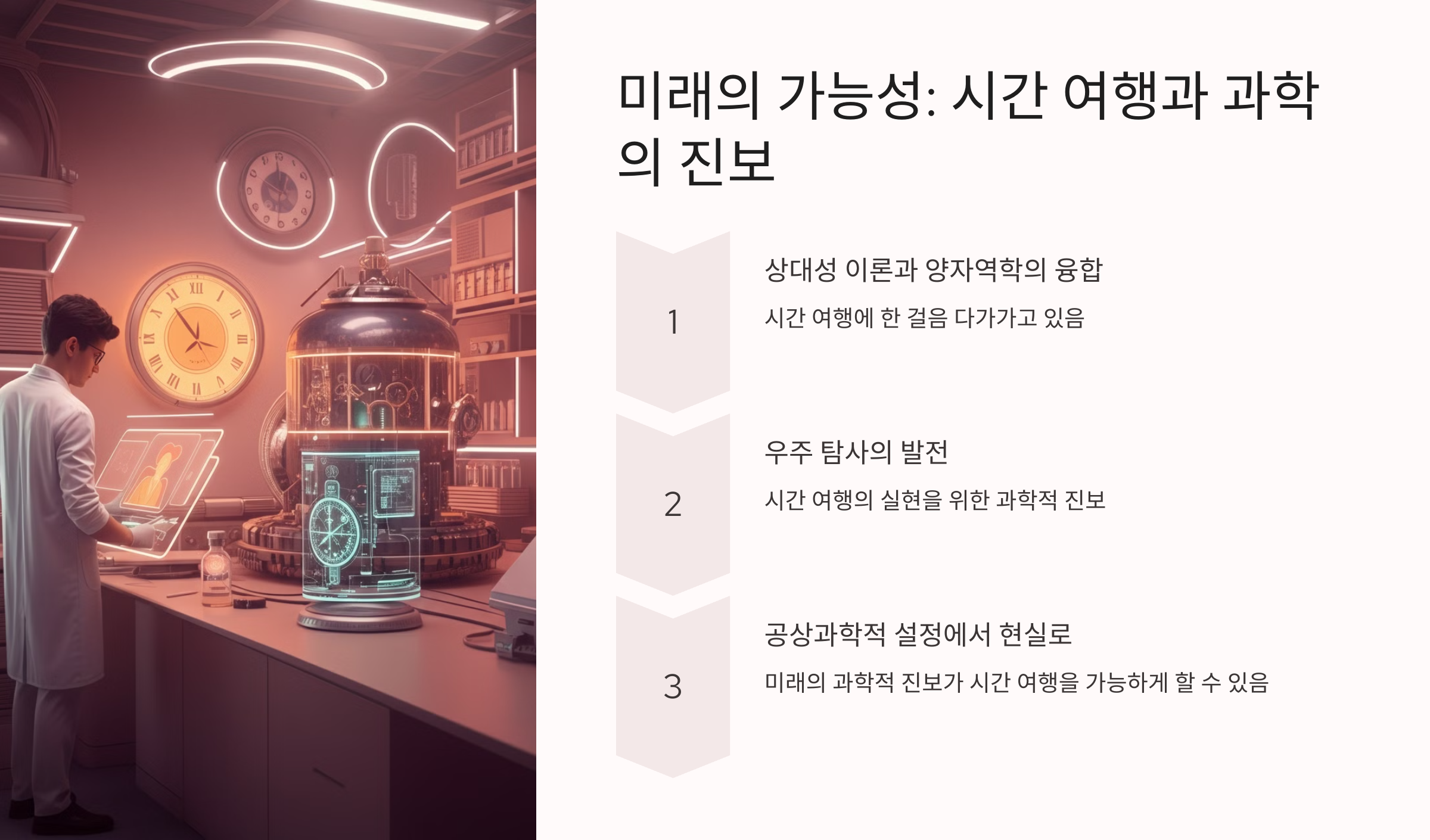 alt=시간 여행의 미래가능성