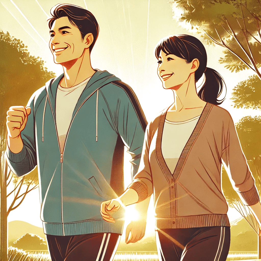 건강한 중년과 노년