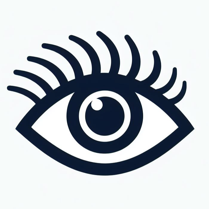눈썹있는 눈알 로고