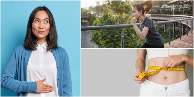 공복인 상태에서 운동하는 여성들