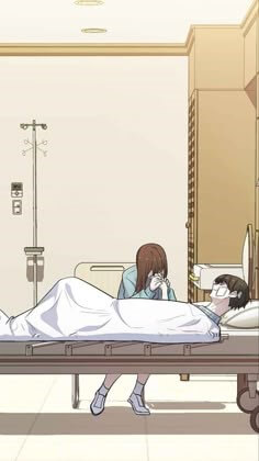 남자가-병상에-누워있고-여성이-두손모아-기도하는-모습