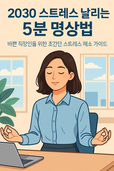 2030세대를 위한 스트레스 날리는 5분 명상법