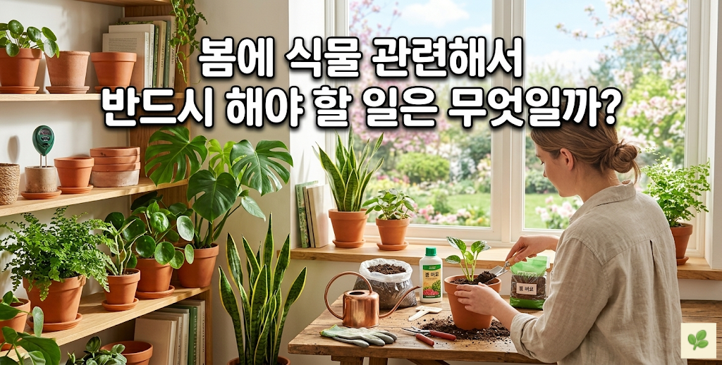 봄에 식물 관련해서 반드시 해야 할 일은 무엇일까?