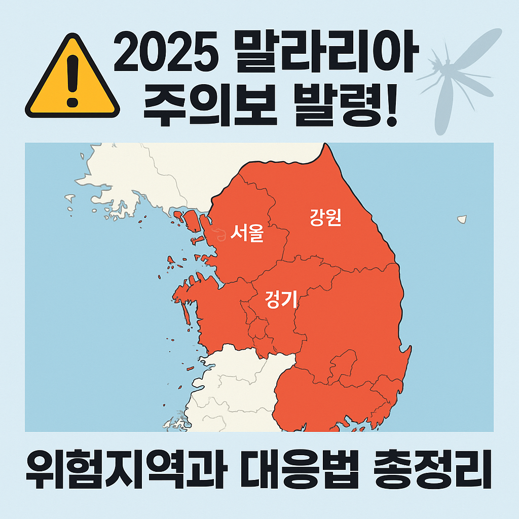 2025 말라리아 주의보 발령! 위험지역과 대응법 총정리