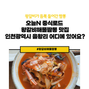 왕갈비해물짬뽕