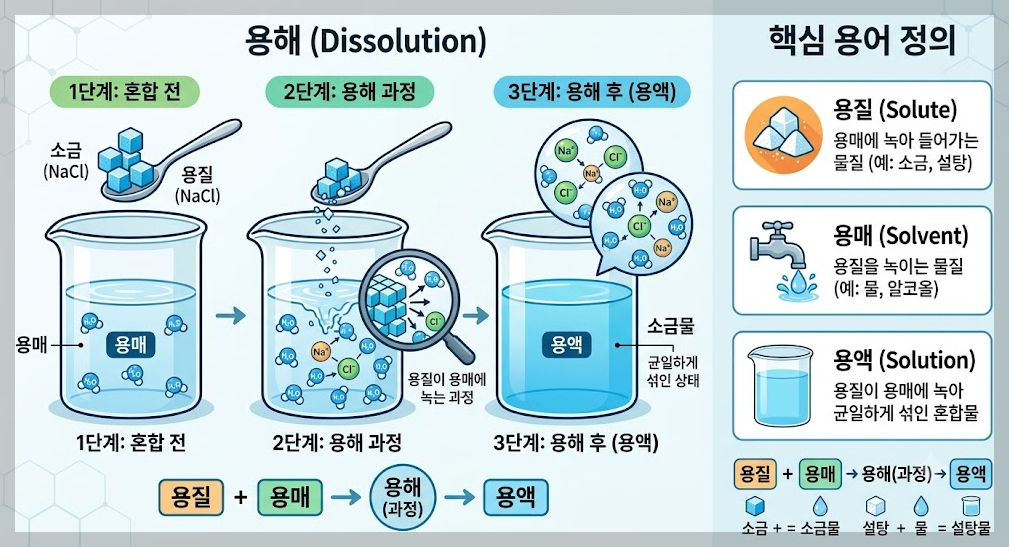 용해와 용질