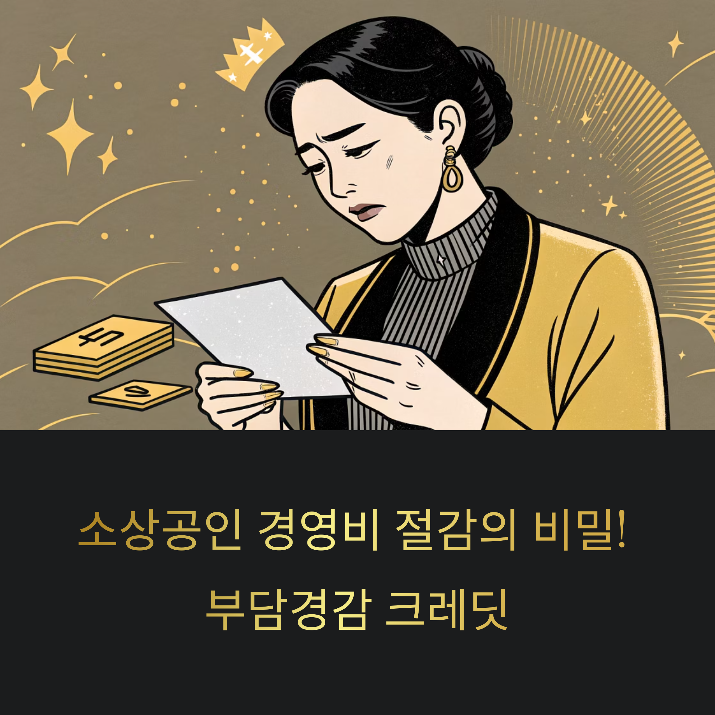 소상공인 경영비 절감 핵심! 부담경감 크레딧 조건 총정리