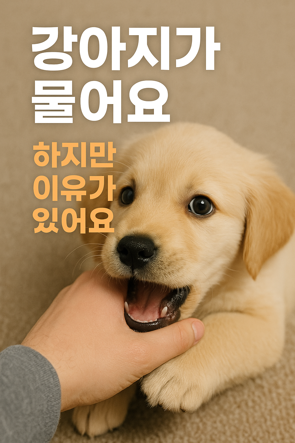 강아지 입질이유