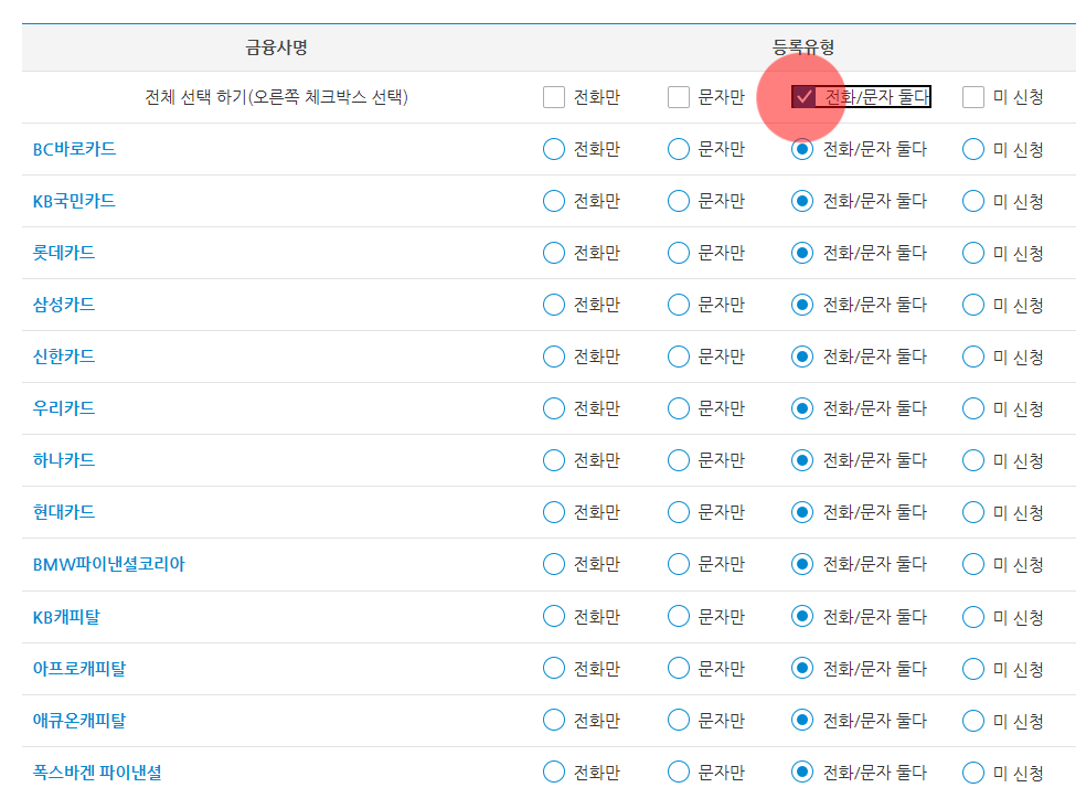 보험 가입 전화 문자 차단 '두낫콜' 사용 방법 (수신거부 등록 조회 수정 철회)