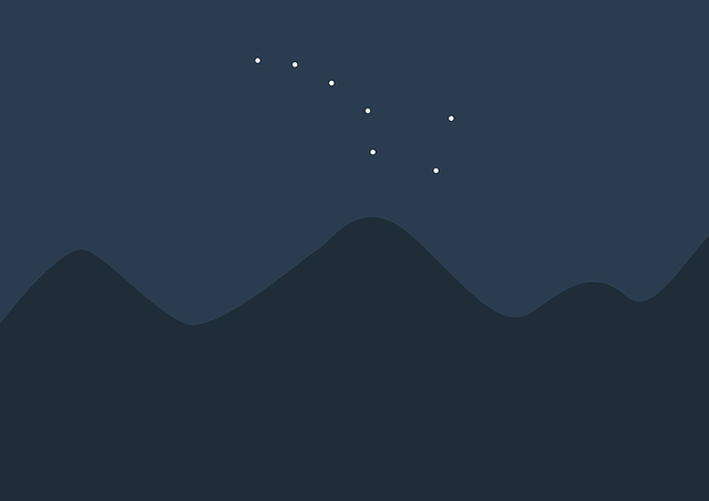 북두칠성과 카시오페이아, 하늘에서 쉽게 찾는 법