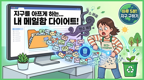 쌓여있는 메일함이 지구를 아프게 한다? 메일함 다이어트 법