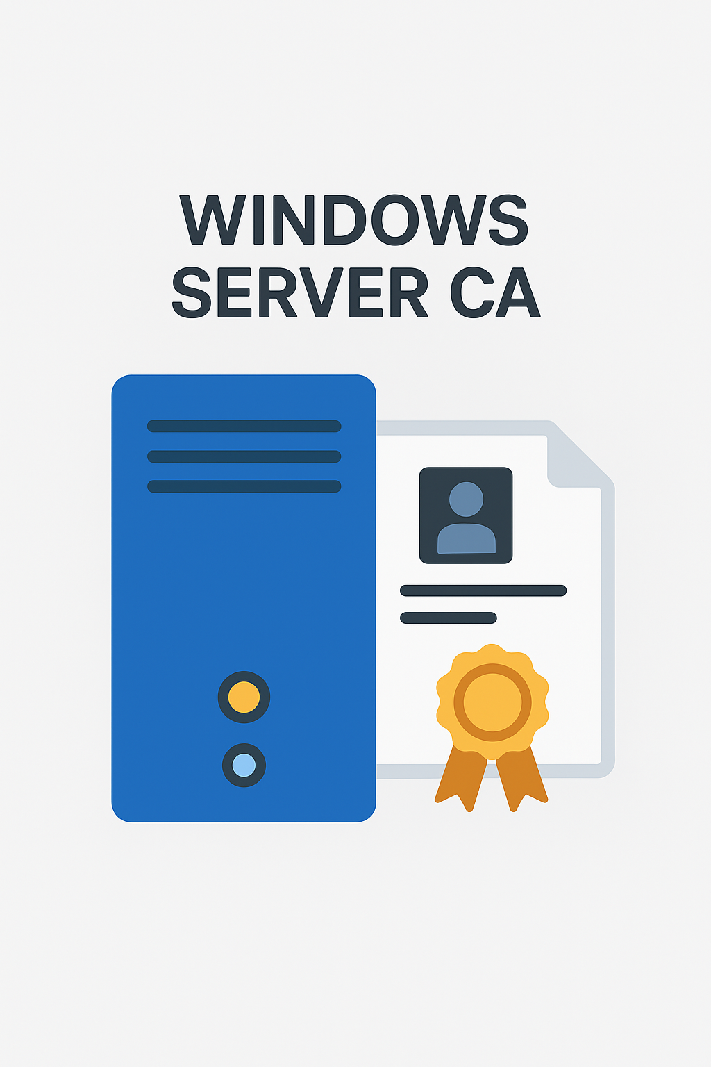Windows Server 2022에서 인증서 서비스(CA) 구축