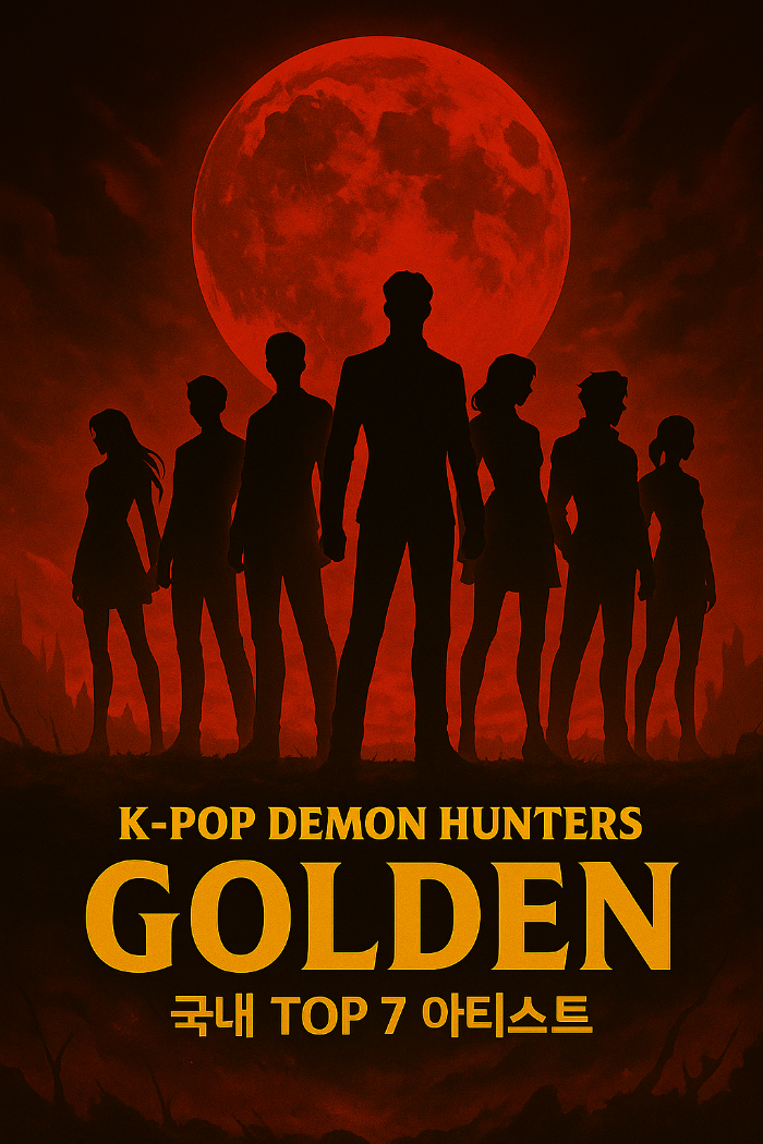 K‑POP 데몬헌터즈 주제곡, ‘Golden’을 소화할 국내 TOP 7 아티스트