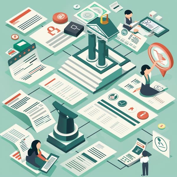 채무조정과 개인회생 절차를 요약한 전략 다이어그램 이미지