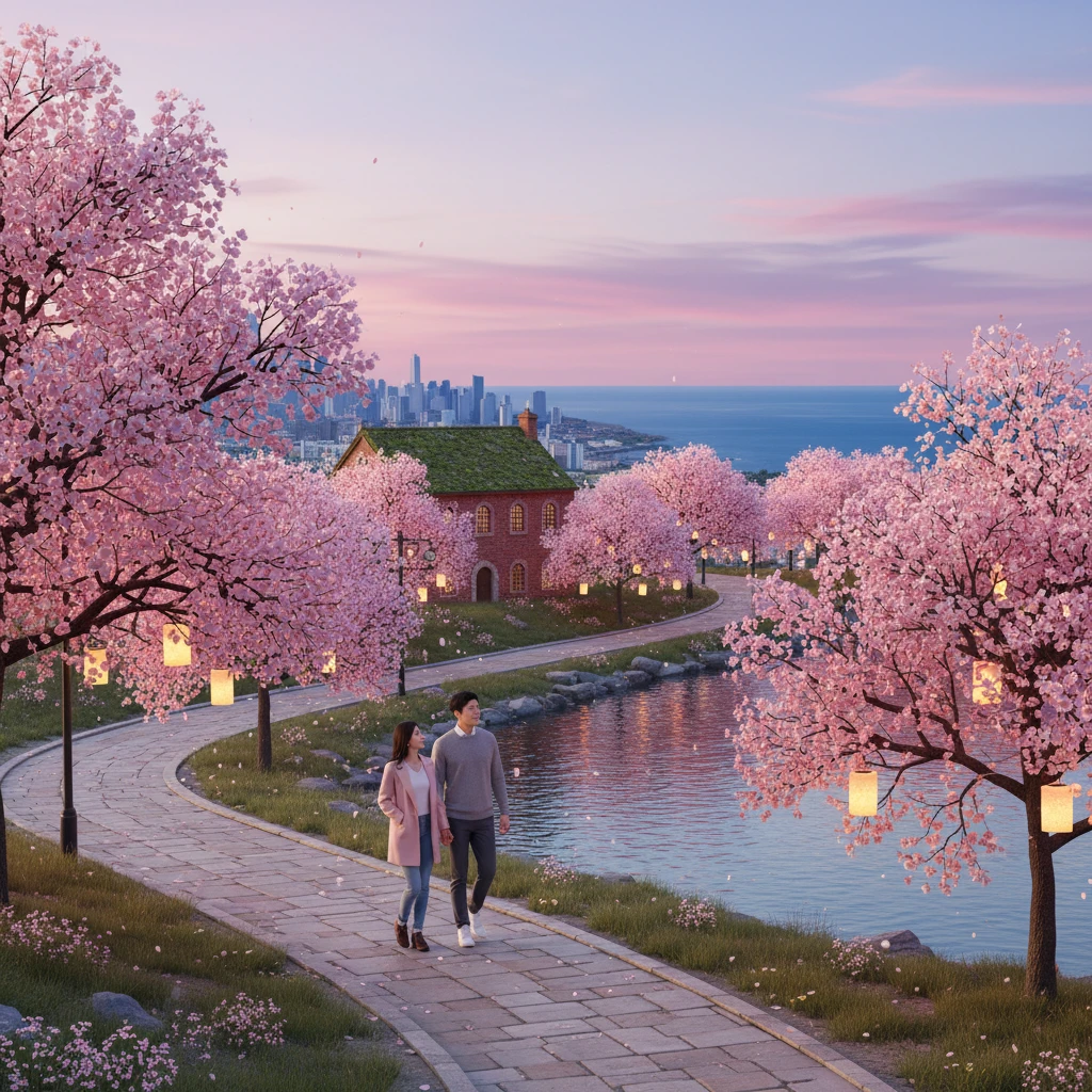 군산 벚꽃 절정 시기 및 장소별 특징..