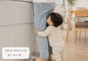 돌아기 갑자기 엄마 껌딱지 된 이유? 분리불안인 줄 알았어요