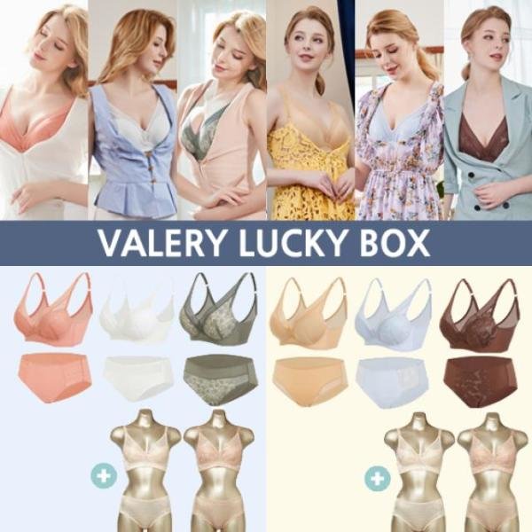 발레리 LUCKY BOX 발레리 라이크라 브라팬티10종