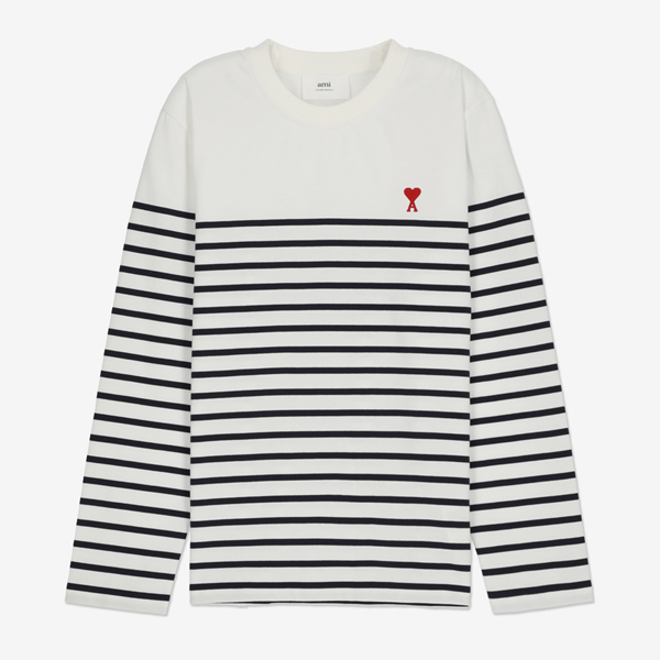 아미 스트라이프 티셔츠